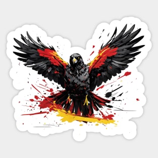 Raven in Flight Sticker